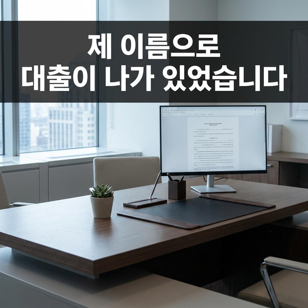 제 이름으로 대출이 나가 있었습니다 - 명의도용, 이렇게 확인하세요