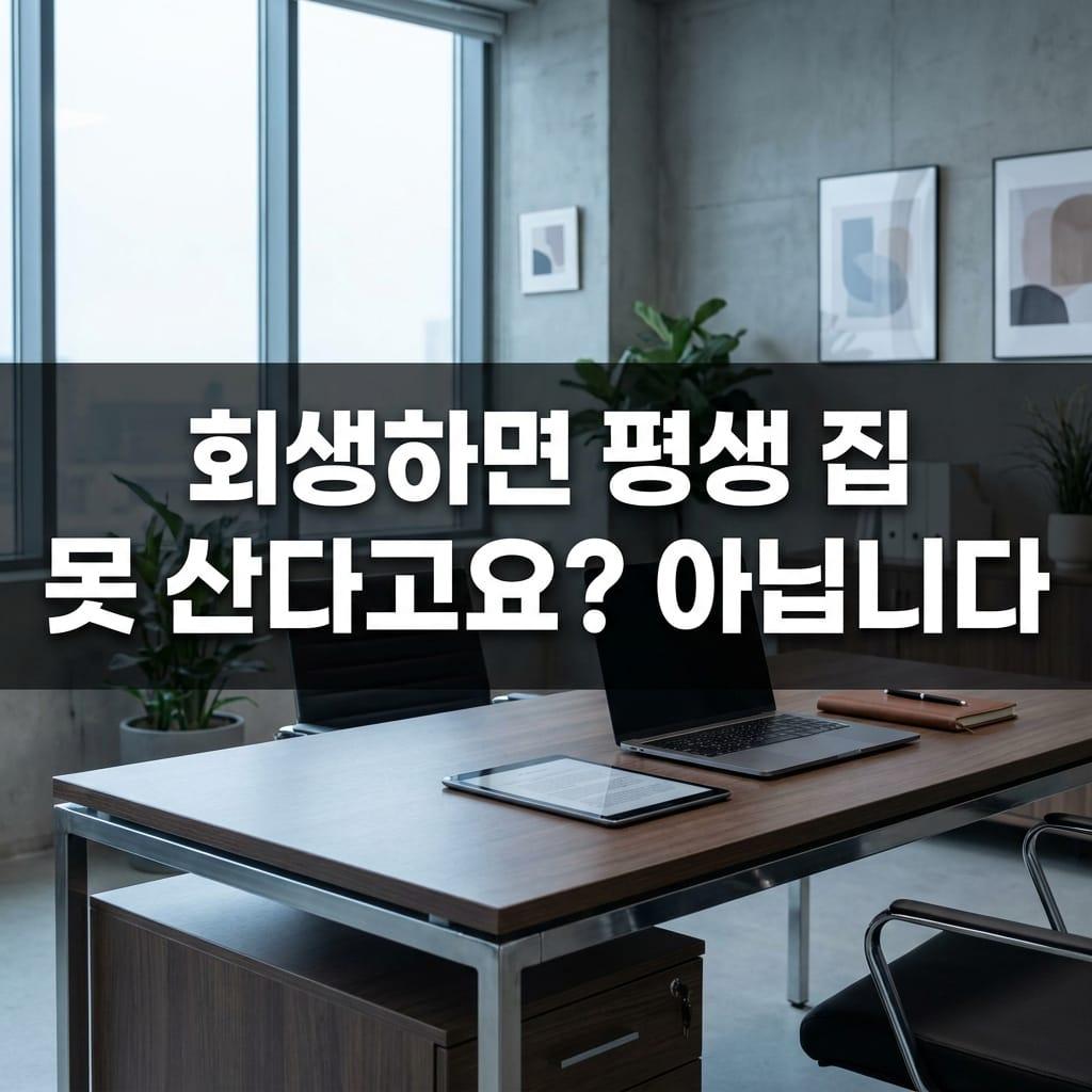 회생하면 평생 집은 못 산다고요? 그렇지 않습니다