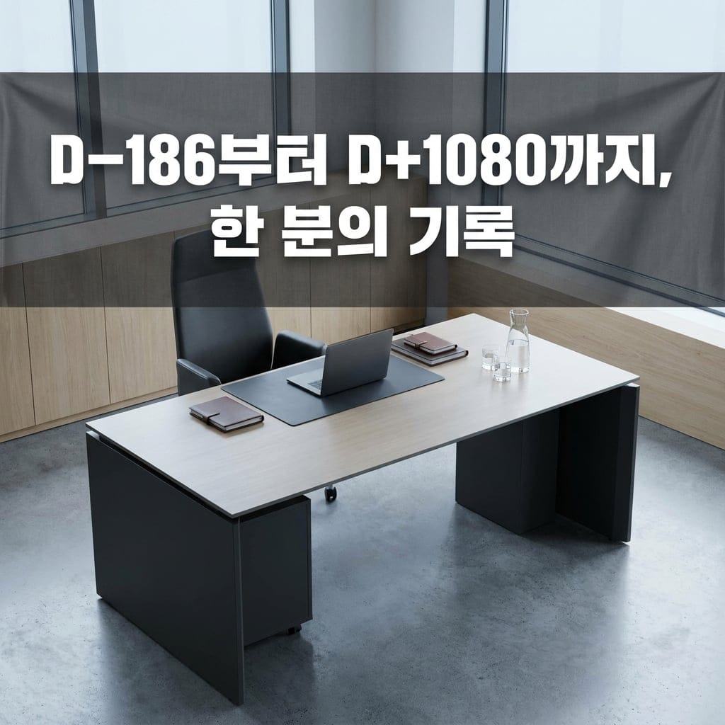D-186부터 D+1080까지, 한 분의 기록
