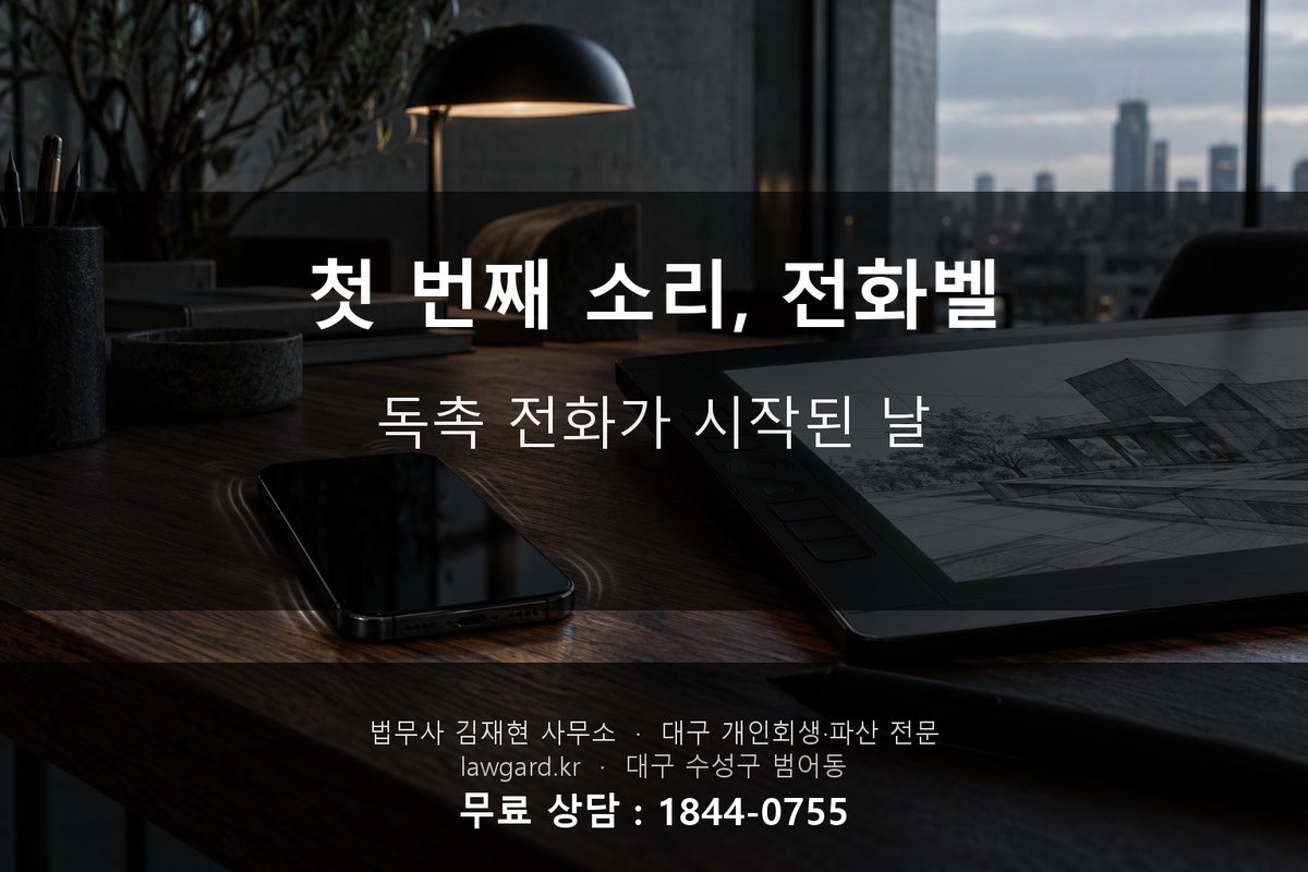 독촉 전화 프리랜서 개인회생 신청 계기